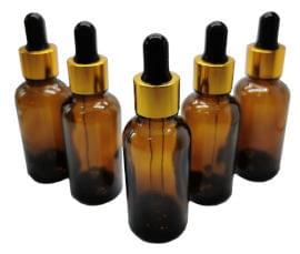 Envase Gotario 30 Ml cuello dorado